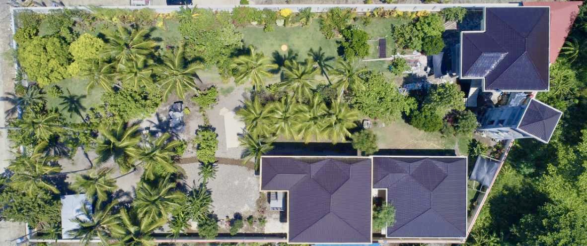 Beautiful garden at care facility